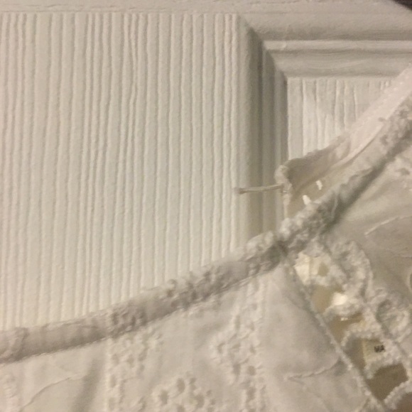 J.O.A. White Eyelet Romper Size Small - Picture 7 of 15